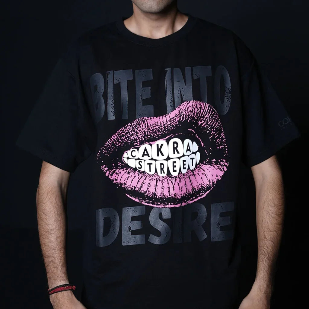 Bite Into Desire Oversized T-Shirt