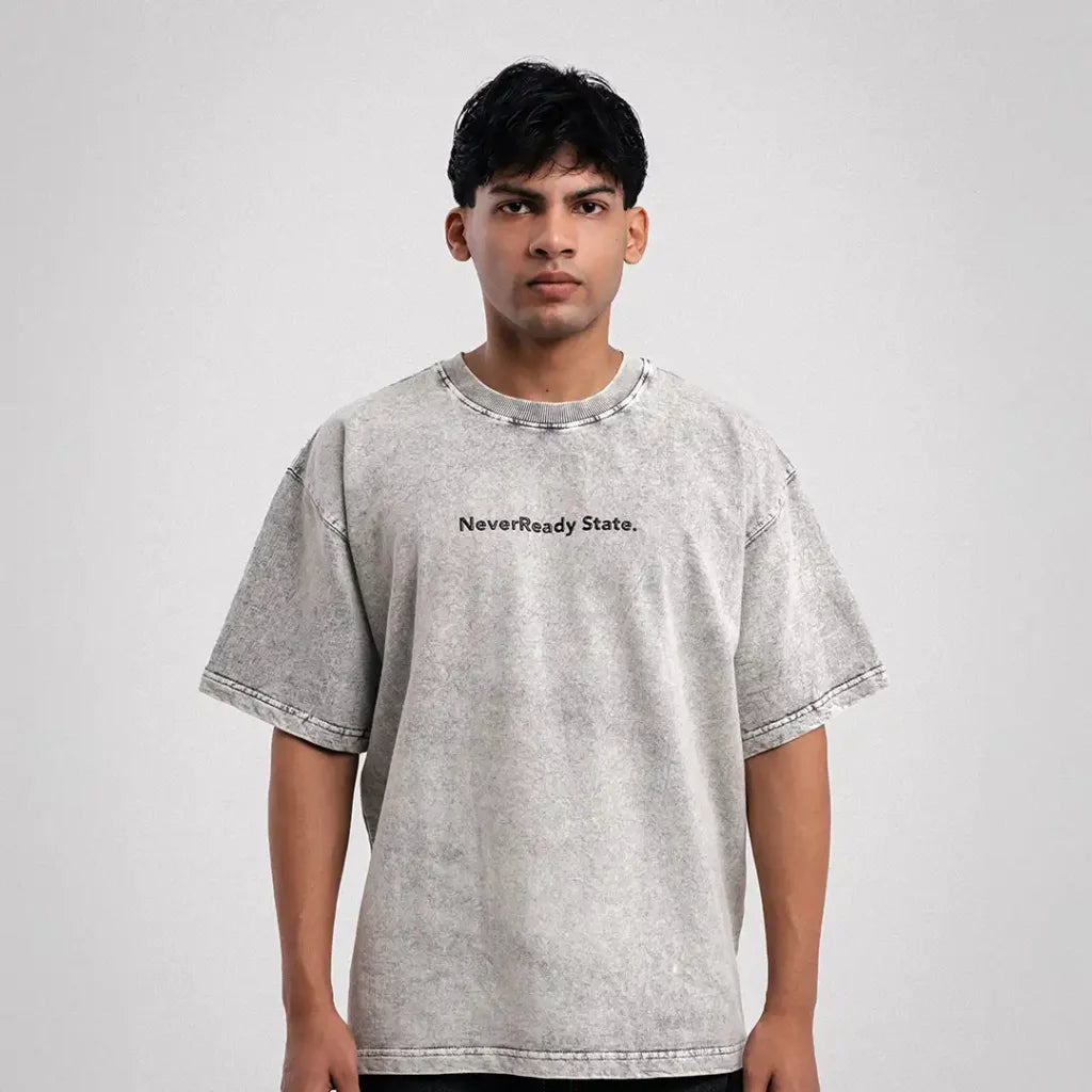 NeverReady State Oversized T-Shirt