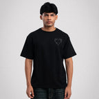 Metal Heart Oversized T-Shirt