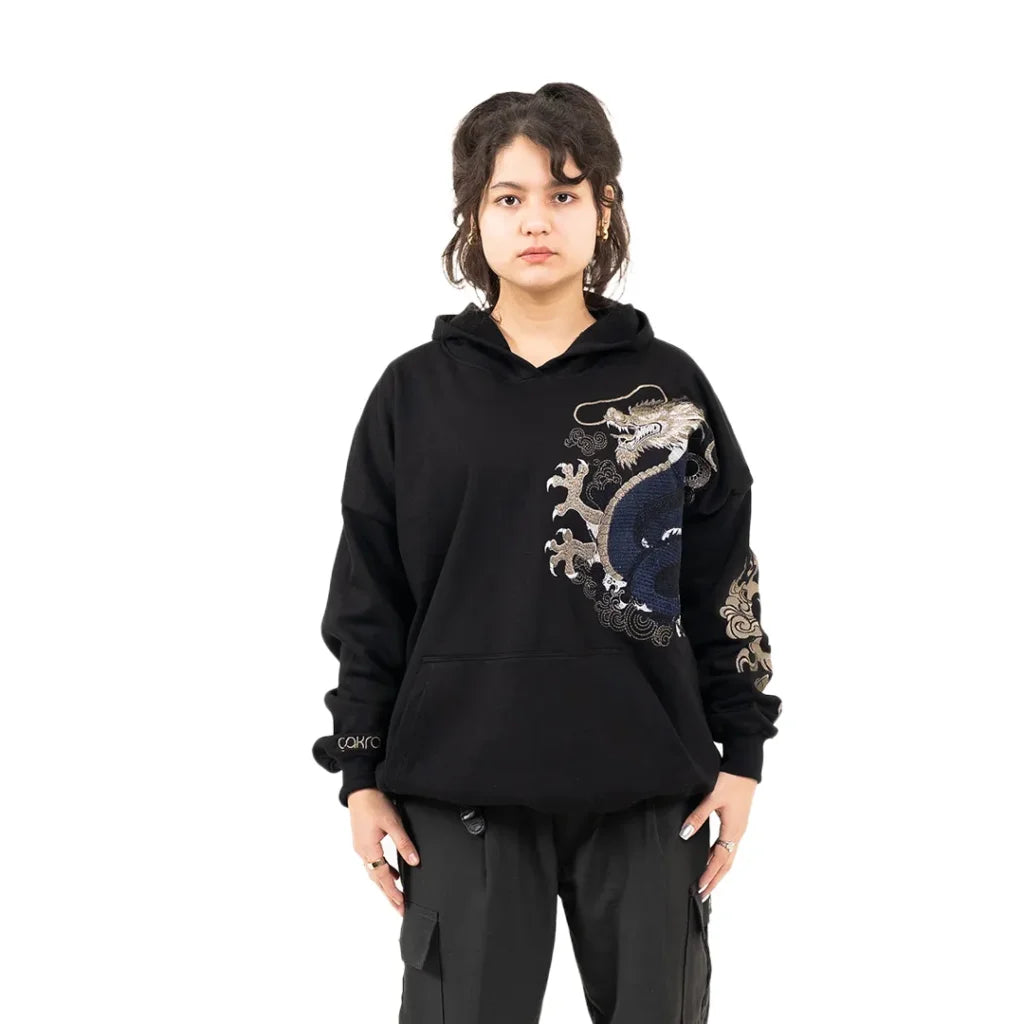 Dragon of Yang Oversized Hoodie