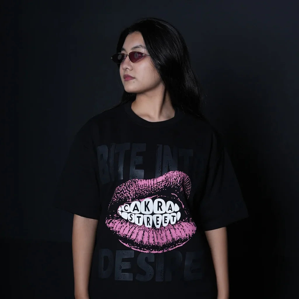 Bite Into Desire Oversized T-Shirt
