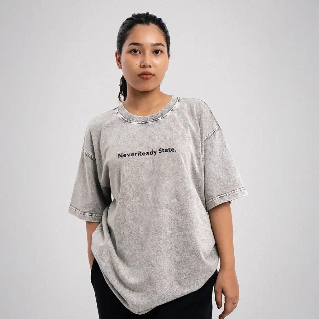NeverReady State Oversized T-Shirt