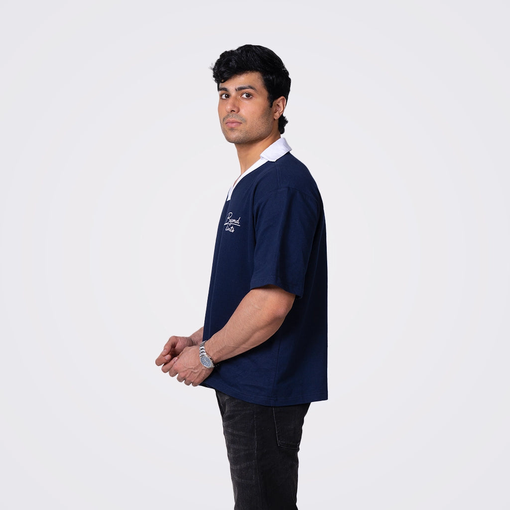 The Beyond Limits Navy Polo