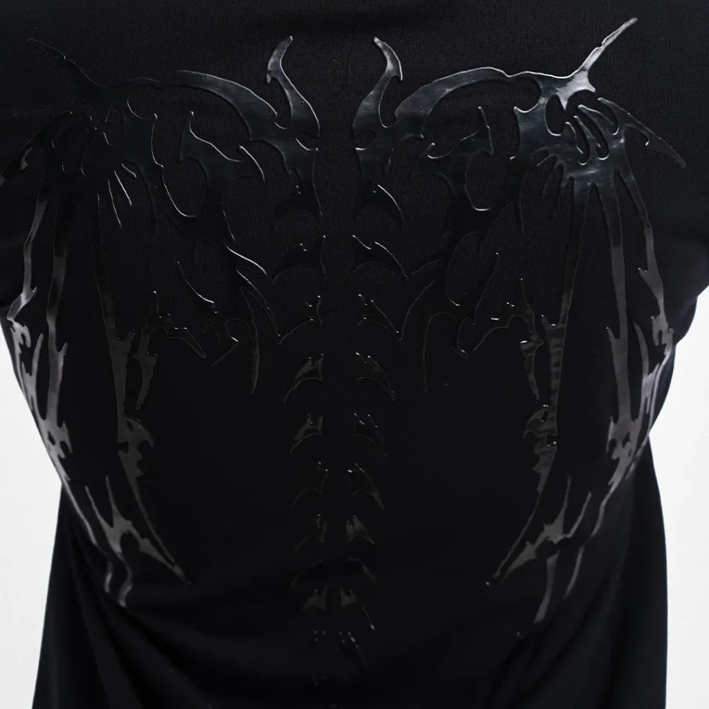 Metal Heart Oversized T-Shirt